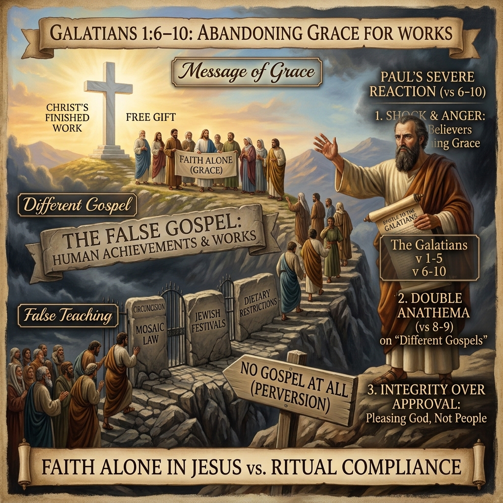 No Other Gospel (Swing That Truth), Galatians 1 6-10 artwork